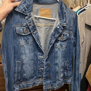 Amethyst Jeans Distressed Denim Jacket – NWOT, Vintage Style